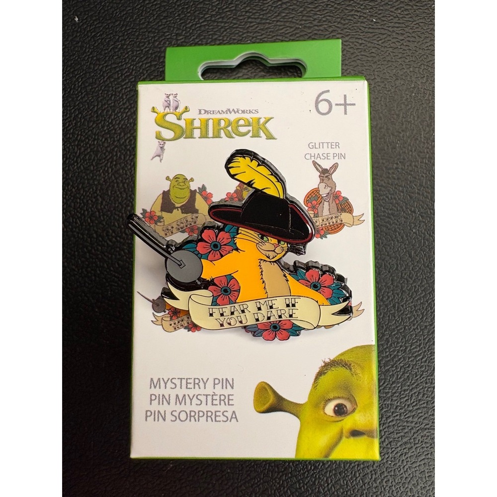 Loungefly Shrek Tattoo Art Pin - Puss In Boots